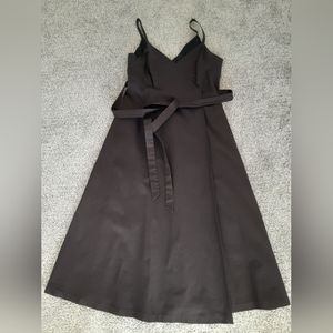 Banana republic empire waist black dress